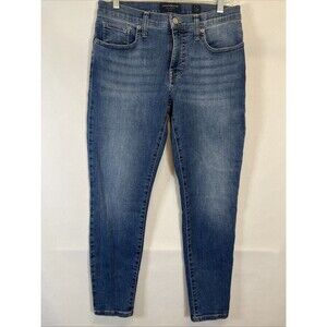 Lucky Brand Jeans Women’s 6/28 Ava Skinny Ankle Mid-Rise Blue Denim